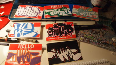 Graffiti Sketch - Photo by nuke - stickers, wklepki, hello (2014)