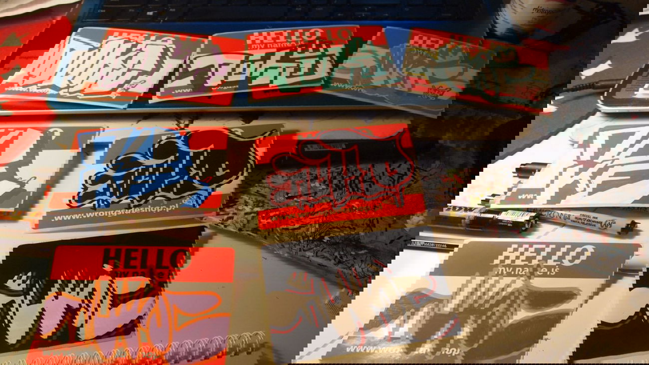 Graffiti Sketch - Photo by nuke - stickers, wklepki, hello (2014)