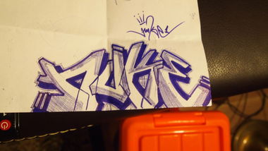 Graffiti Sketch - Photo by nuke - pen, sketch, nuke (2014)