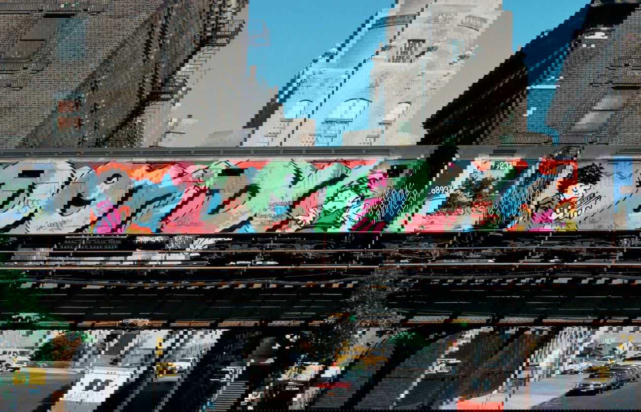 Graffiti Train in New York - Photo by nycsubways - Dondi, CIA