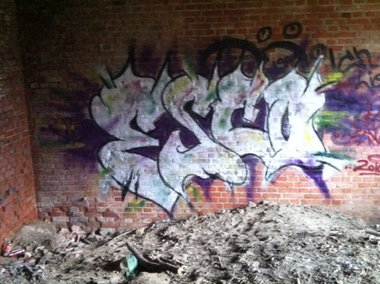 Graffiti Wall - Photo by ocseone - Esco, One (2014)