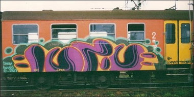 Graffiti Train - Photo by ohhgoodstuff