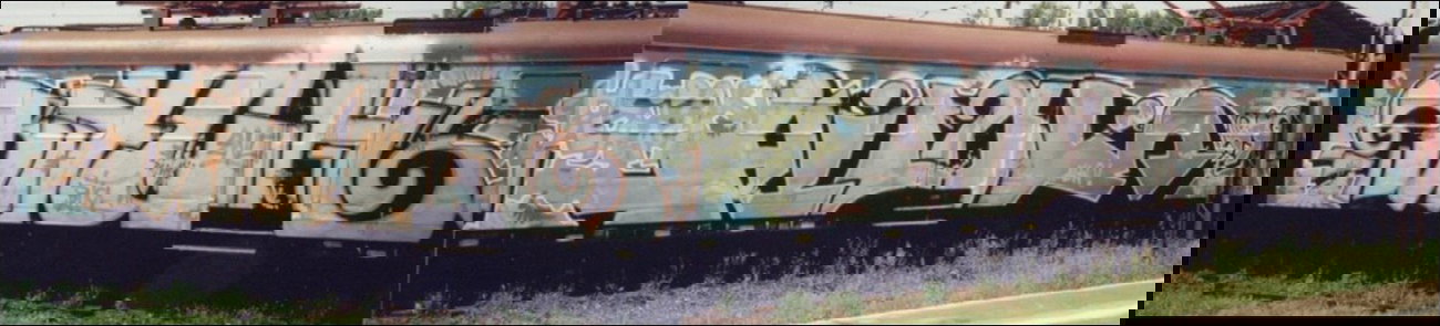 Graffiti Train in Poland - Photo by ohhgoodstuff