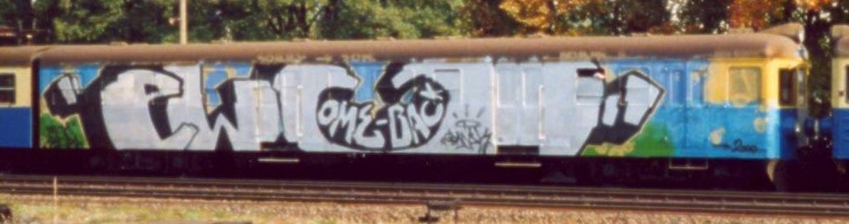 Graffiti Train in Poland - Photo by ohhgoodstuff