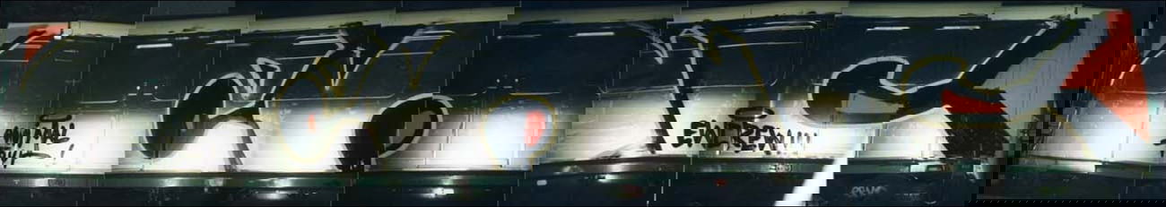 Graffiti Train in Paris - Photo by ohhgoodstuff