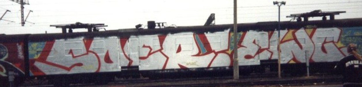 Graffiti Train in Poland - Photo by ohhgoodstuff