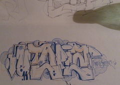 Graffiti Sketch - Photo by okayone