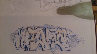 Graffiti Sketch - Photo by okayone