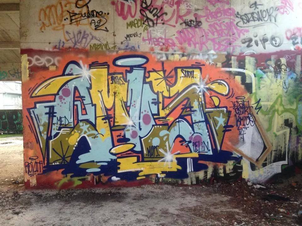 Graffiti Wall in Zagreb - Photo by okayone - chillshop (2014)