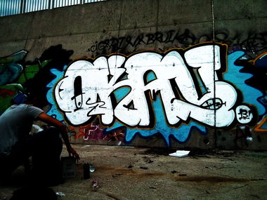 Graffiti Wall - Photo by okayzor - graffiti, okay, wall (2013)