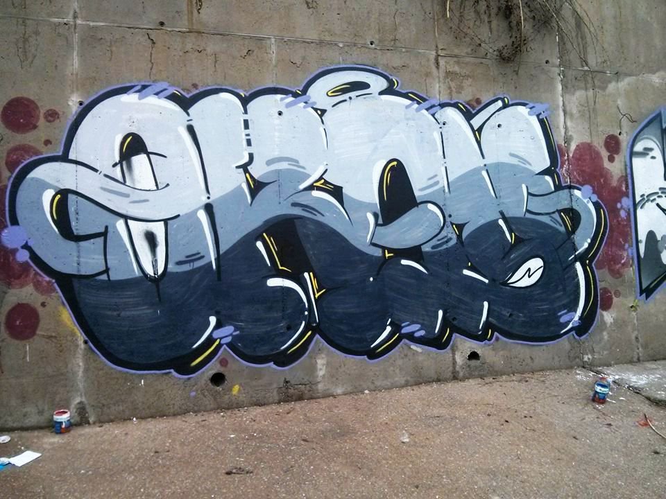 Graffiti Wall - Photo by okayzor - okay, piece, colors (2014)