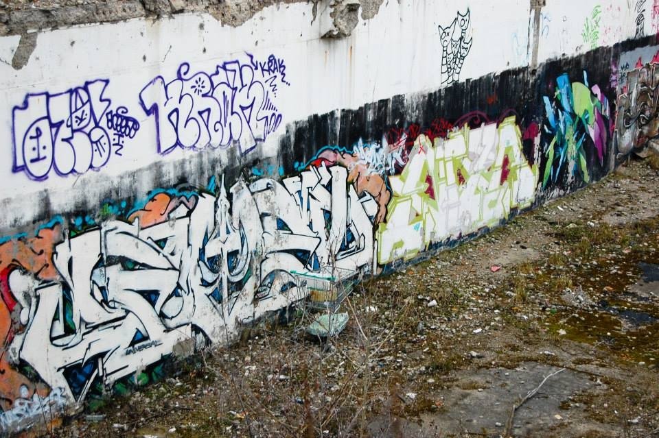 Graffiti Wall in Wien - Photo by okeey