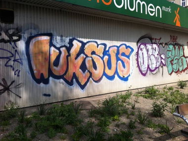 Graffiti Bombing - Photo by okeey - LUKSUS, LUXUS, Wien