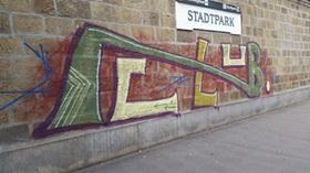 Graffiti Bombing in Wien - Photo by okeey - Line, Wien, Vienna