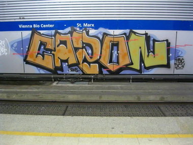Graffiti Bombing in Wien - Photo by okeey - Cazon