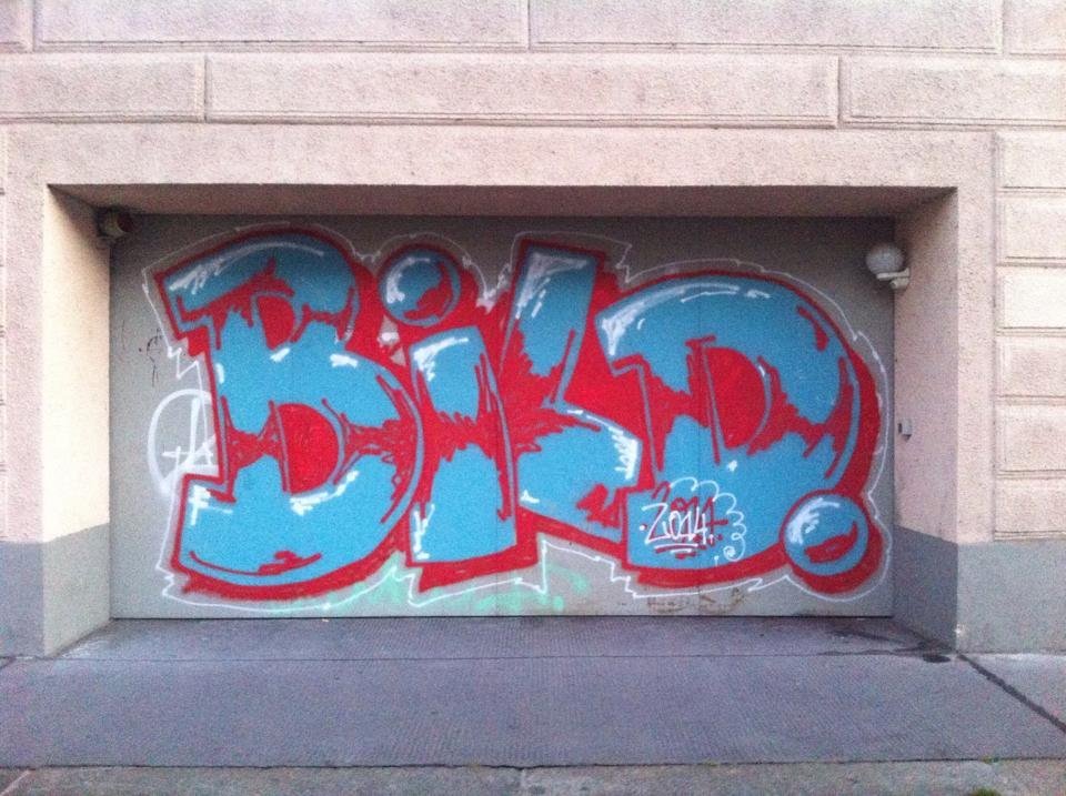 Graffiti Bombing in Wien - Photo by okeey - Bild
