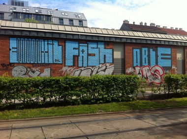 Graffiti Bombing in Wien - Photo by okeey - Wien, Vienna