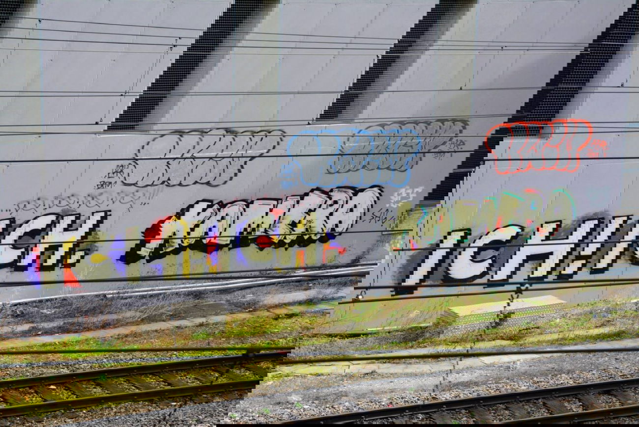 Graffiti Bombing in Wien - Photo by okeey - ich, Kwin, Kamera