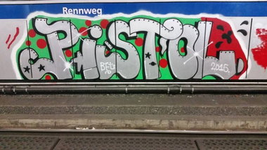 Graffiti Bombing in Wien - Photo by okeey - Line, Wien, Vienna (2015)