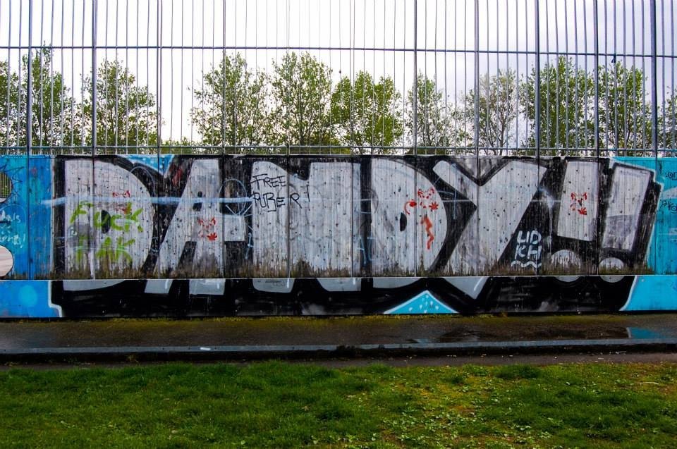 Graffiti Bombing in Wien - Photo by okeey - Dandy