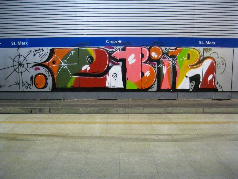 Graffiti Bombing in Wien - Photo by okeey - Ebir