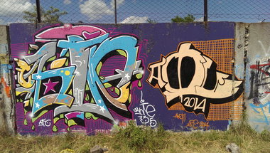 Graffiti Wall - Photo by okie735 - okie735, afc, akot (2014)