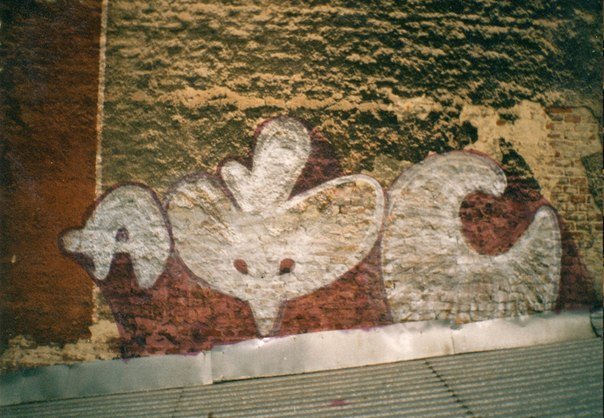 Graffiti Bombing - Photo by okie735 - afc, okie, okie735 (2004)