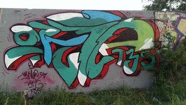 Graffiti Wall - Photo by okie735 - okie735, afc, okie (2014)