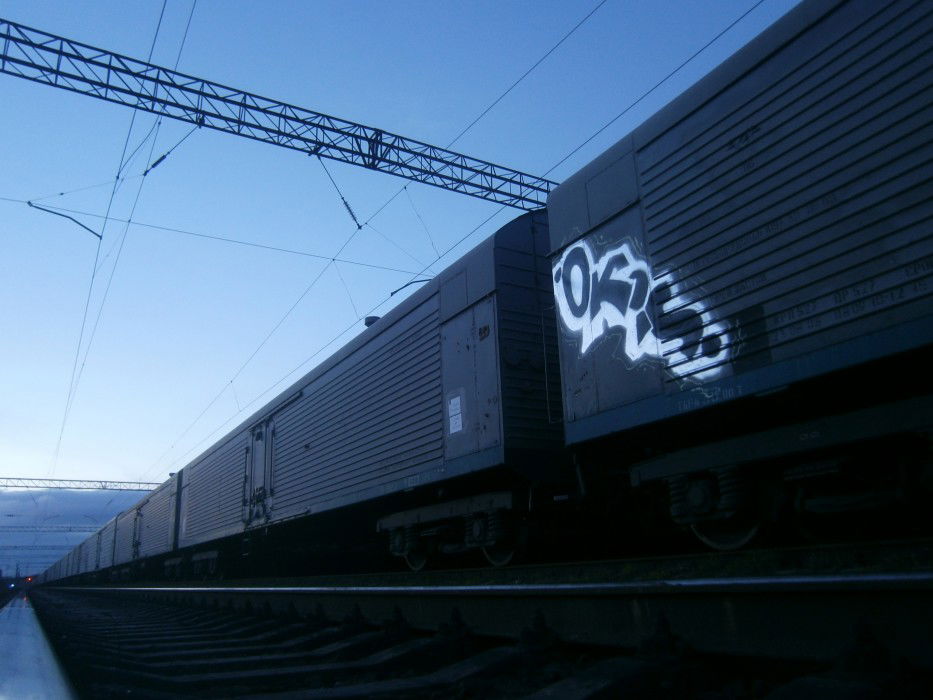 Graffiti Train in Fastiv - Photo by okis12 - okis96, okis