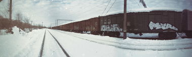 Graffiti Train in Fastiv - Photo by okis12 - okis, okis96, astro
