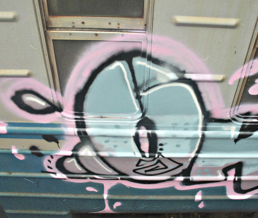Graffiti Train in Fastiv - Photo by okis12 - okis, okis96