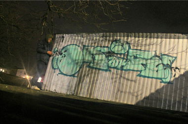 Graffiti Bombing in Fastiv - Photo by okis12 - okis96 (2014)