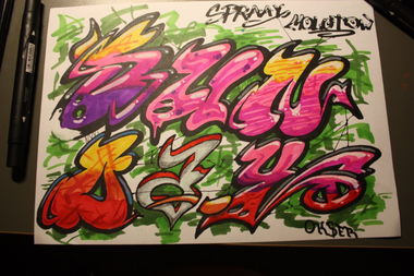 Graffiti Sketch - Photo by okser (2013)