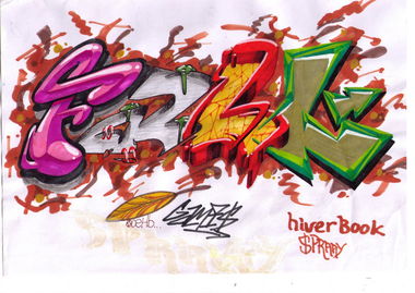 Graffiti Sketch - Photo by okser - fall (2013)