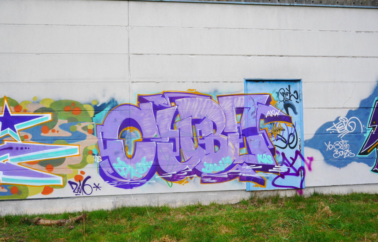 Graffiti Wall - Photo by oldenburgcity - cube (2016)