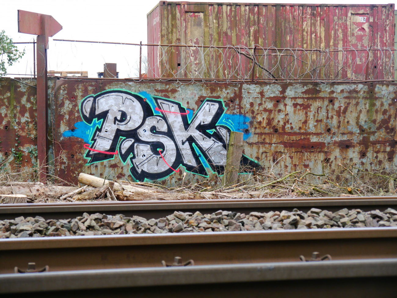 Graffiti Bombing - Photo by oldenburgcity - PSK (2016)