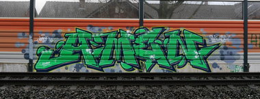 Graffiti Bombing - Photo by oldenburgcity - amen (2015)