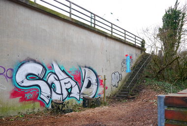 Graffiti Bombing - Photo by oldenburgcity - sqad, up (2015)