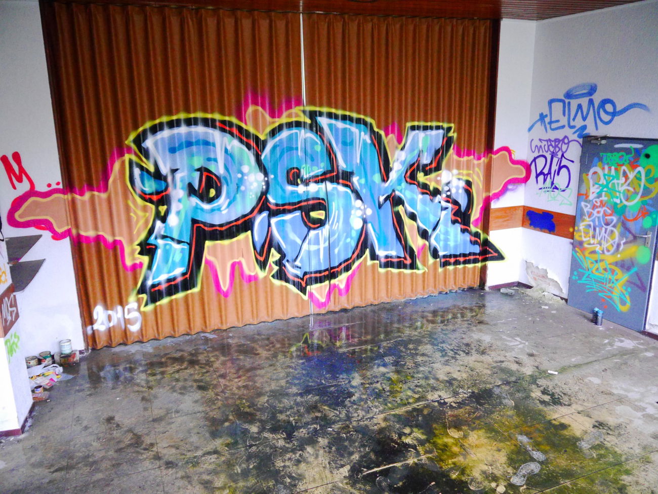 Graffiti Wall - Photo by oldenburgcity - psk (2015)