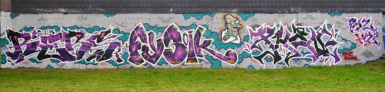 Graffiti Wall - Photo by oldenburgcity - bers, fysik, phon (2015)