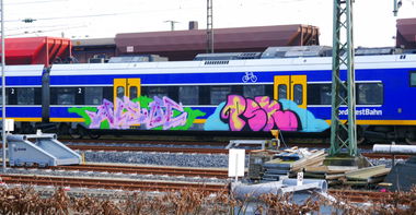Graffiti Train - Photo by oldenburgcity - psk (2016)