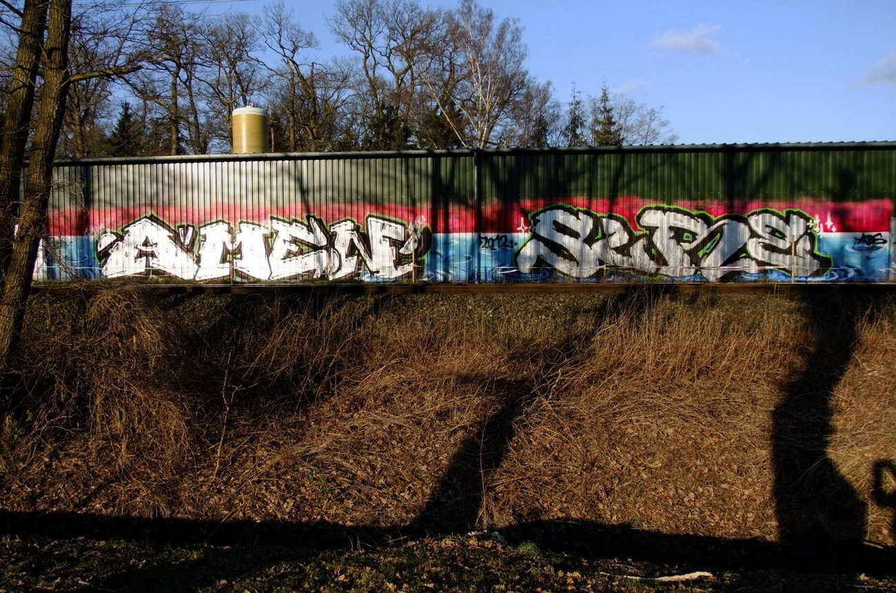 Graffiti Bombing in Oldenburg - Photo by oldenburgcity - amen, sure (2012)