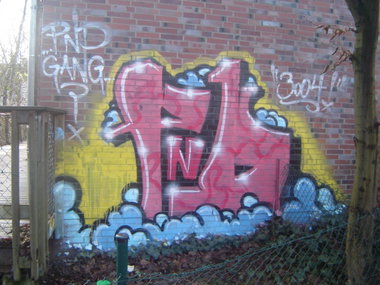 Graffiti Bombing in Oldenburg - Photo by oldenburgcity - pnd (2004)