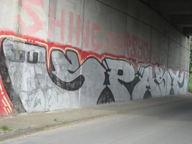 Graffiti Bombing in Oldenburg - Photo by oldenburgcity - spast (2002)