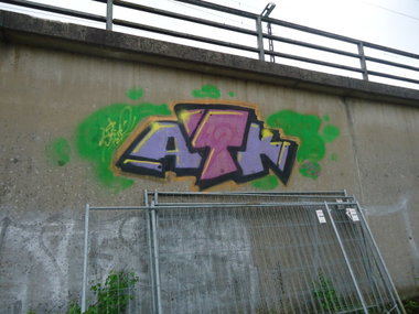 Graffiti Bombing in Oldenburg - Photo by oldenburgcity - atk (2013)
