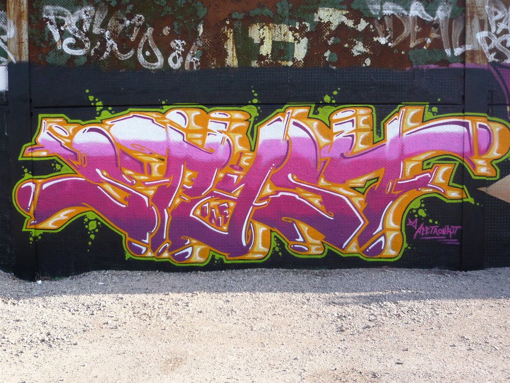 Graffiti Wall in Oldenburg - Photo by oldenburgcity - spast, abs (2009)