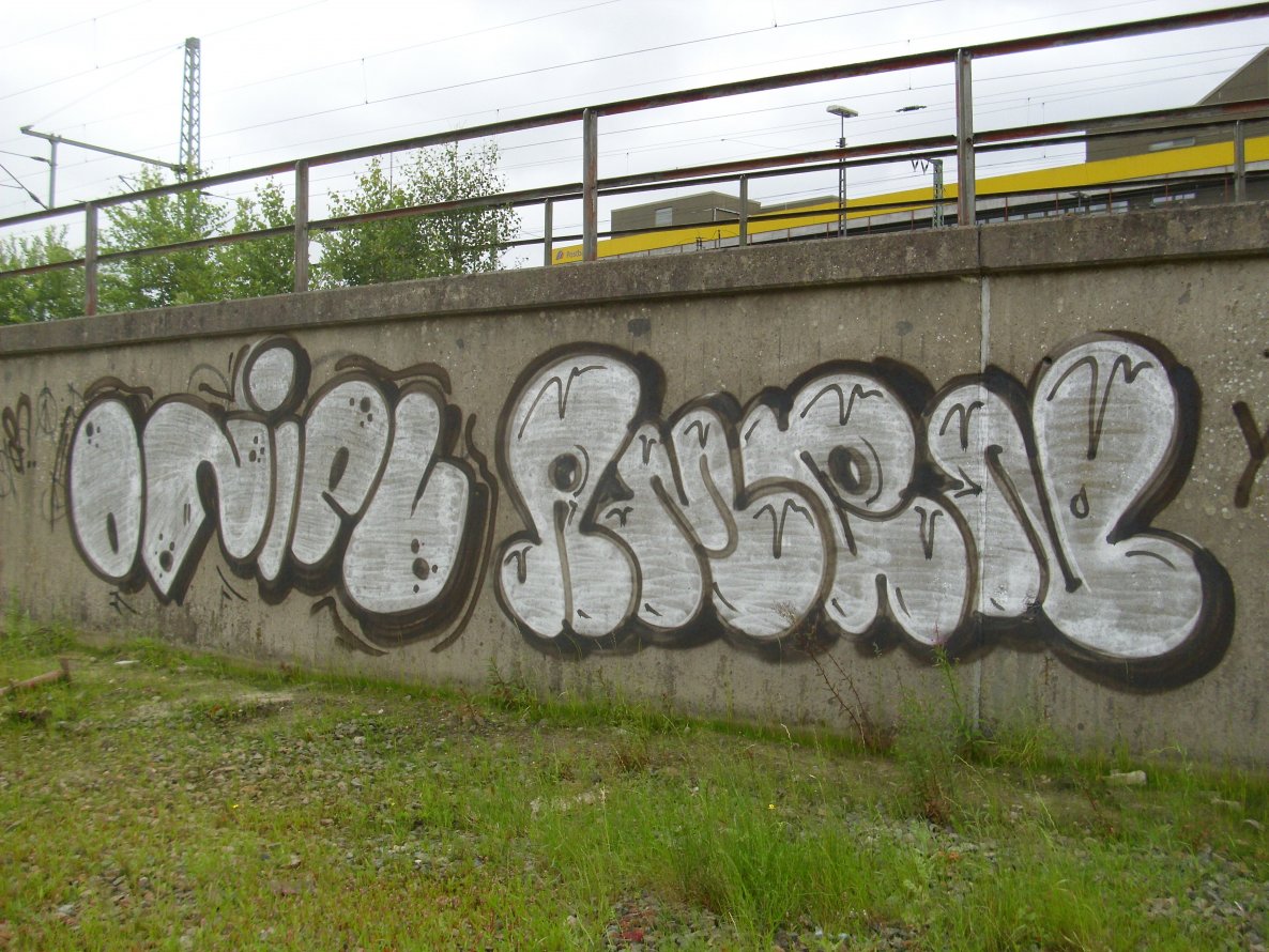 Graffiti Bombing in Oldenburg - Photo by oldenburgcity - oniel, amen (2011)