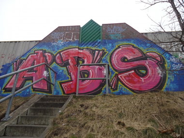 Graffiti Bombing in Oldenburg - Photo by oldenburgcity - abs (2013)