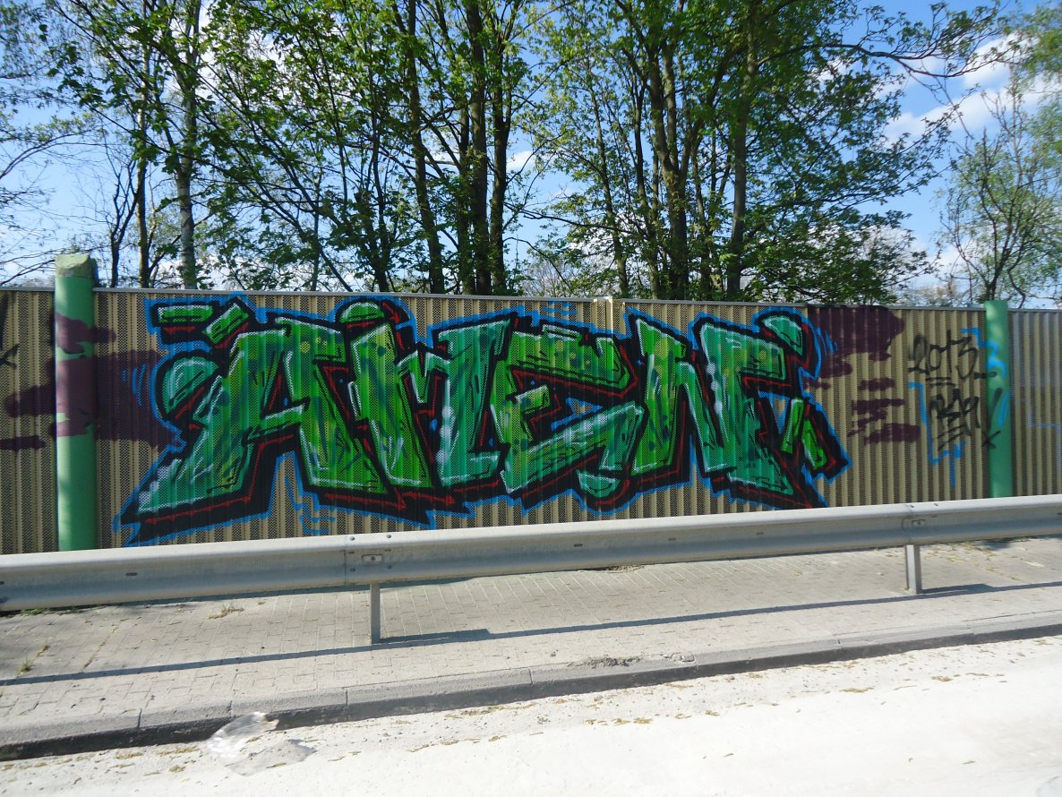 Graffiti Bombing in Oldenburg - Photo by oldenburgcity - amen (2013)