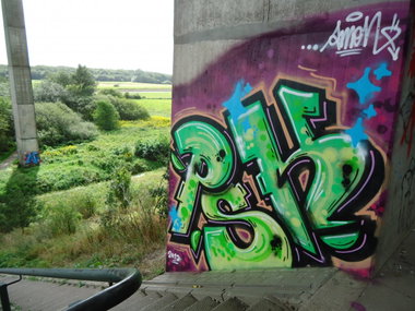 Graffiti Bombing in Oldenburg - Photo by oldenburgcity - psk (2012)